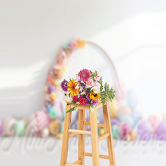 Lofaris Floral Paper Ball Rabbit Craft Photography Backdrop