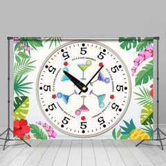 Lofaris Floral Plant Its 5 Oclock Somewhere Party Backdrop