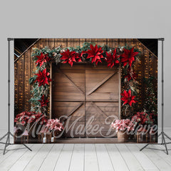 Lofaris Floral Plants Log Cabin Backdrop For Photography