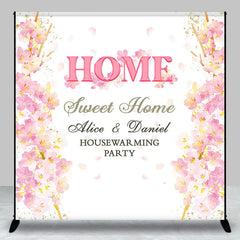 Lofaris Floral Sweet Home Custom Housewarming Party Bakdrop