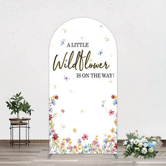 Lofaris Floral Wildflower Baby Shower Party Arch Backdrop