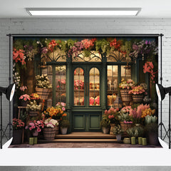 Lofaris Flower Shop Store Plants Window Spring Backdrop