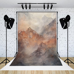 Lofaris Foggy Ink Landscape Painting Photography Backdrop