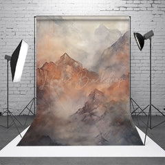 Lofaris Foggy Ink Landscape Painting Photography Backdrop