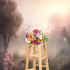 Lofaris Foggy Jungle Bubbles Spring Photography Backdrop