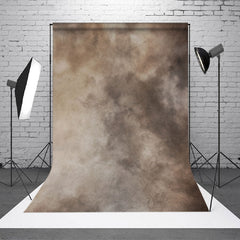 Lofaris Foggy Light Brown Grey Abstract Photo Booth Backdrop