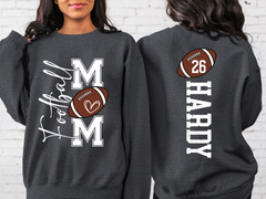 Lofaris Football Number Nick Name Mom Custom Sweatshirt