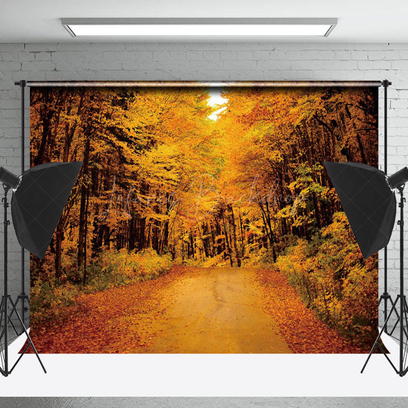 Lofaris Forest Harvest Autumn Fallen Leaves Photo Backdrop