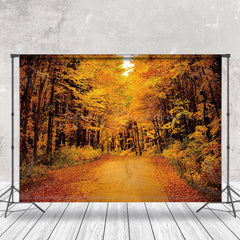 Lofaris Forest Harvest Autumn Fallen Leaves Photo Backdrop