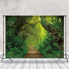 Lofaris Forest Path Jungle Plants Spring Photoshoot Backdrop