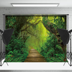 Lofaris Forest Path Jungle Plants Spring Photoshoot Backdrop