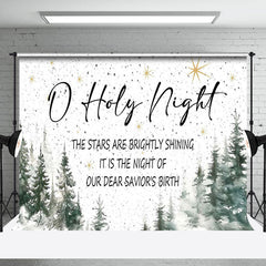 Lofaris Forest Star Dear Saviors Birth O Holy Night Backdrop