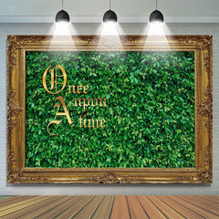 Lofaris Frame Once Upon A Time Greenery Wedding Backdrop