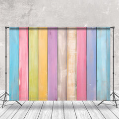 Lofaris Fresh Macaron Color Brick Wall Photoshoot Backdrop