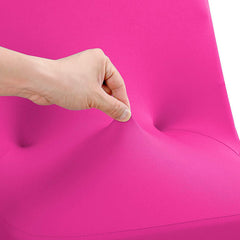 Lofaris Fuchsia Stretch Spandex Banquet Folding Chair Cover