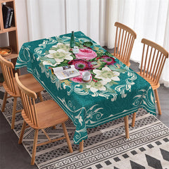 Lofaris Full Flowers Sweet Rectangle Tablecloth