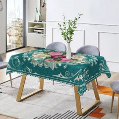 Lofaris Full Flowers Sweet Rectangle Tablecloth