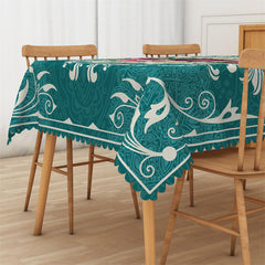 Lofaris Full Flowers Sweet Rectangle Tablecloth