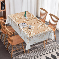 Lofaris Fun Sand Diamond Pattern Dots Rectangle Tablecloth