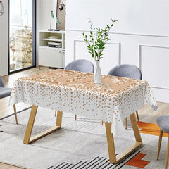 Lofaris Fun Sand Diamond Pattern Dots Rectangle Tablecloth