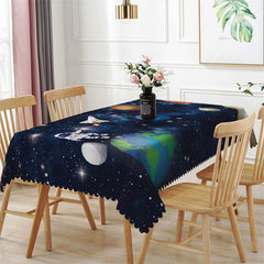 Lofaris Galactics Starry Universe Rectangle Tablecloth