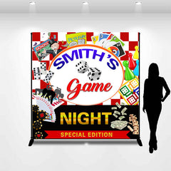 Lofaris Game Night Special Edition Custom Party Backdrop