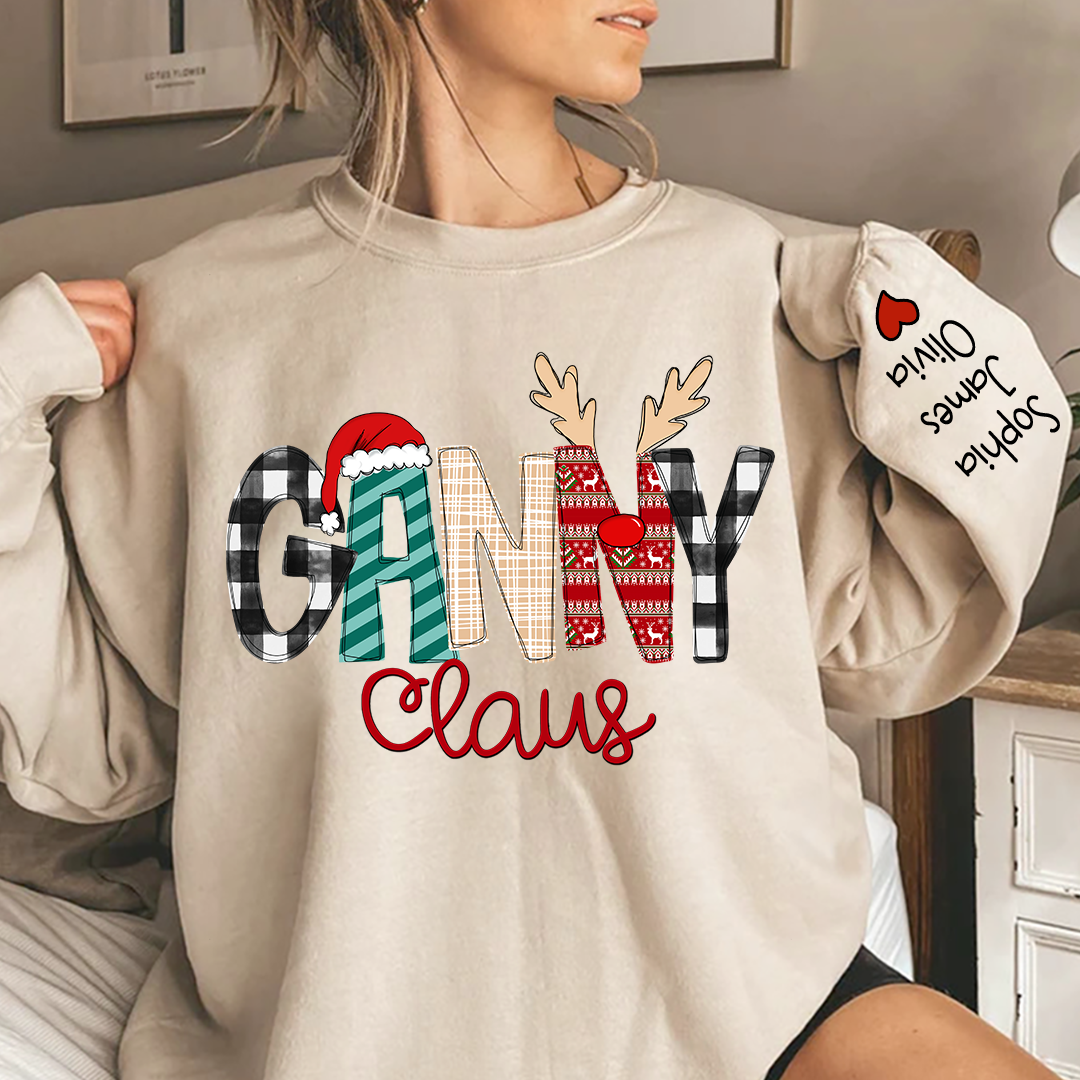 Lofaris Ganny Claus 2024 Christmas Custom Name Sweatshirt