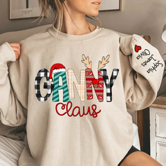 Lofaris Ganny Claus 2024 Christmas Custom Name Sweatshirt