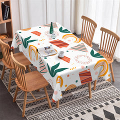 Lofaris Geometric Patterns Dot Modern Rectangle Tablecloth