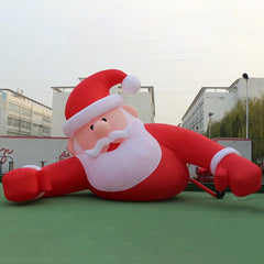 Lofaris Giant Lying Santa Christmas Inflatable Outside Decor