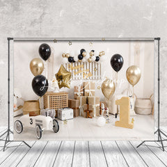 Lofaris Gifts Balloon Floor 1st Birthday Cake Smash Backdrop