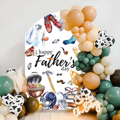 Lofaris Gifts Rugby Fathers Day Convex Oblique Arch Backdrop