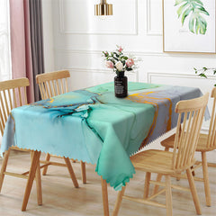 Lofaris Gilt Artistic Texture Modern Rectangle Tablecloth