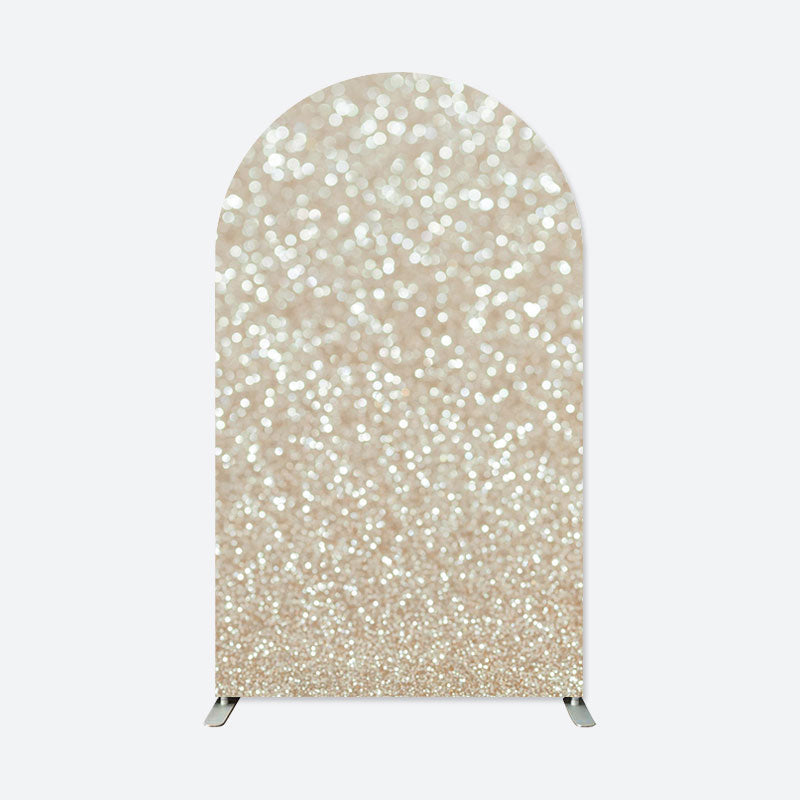 Lofaris Glitter Bokeh Dance Party Double Sided Arch Backdrop