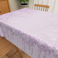 Lofaris Glitter Purple Fashion Dining Room Party Tablecloth