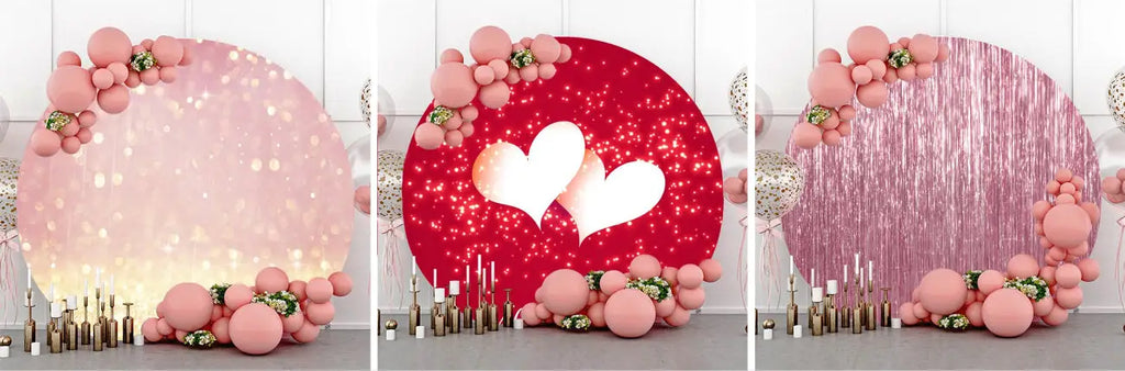 Round Glitter Backdrops - Lofaris