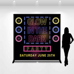 Lofaris Glow In The Dark Custom Birthday Party Backdrop