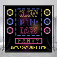 Lofaris Glow In The Dark Custom Birthday Party Backdrop