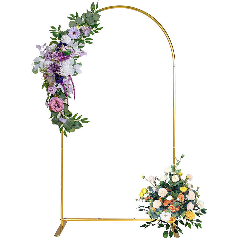 Lofaris Gold 1.6X4FT Wedding Backdrop Arch Frame Party Decor