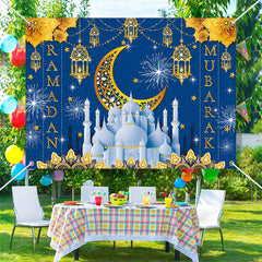 Lofaris Gold Flower Moon Majestic Palace Ramadan Backdrop