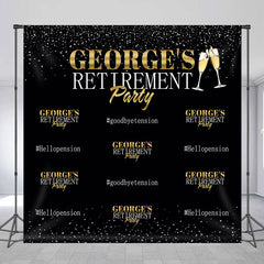 Lofaris Goodbye Tension Step Repeat Custom Retirement Backdrop