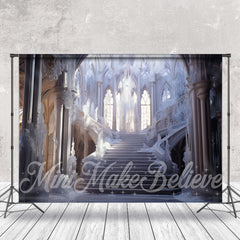 Lofaris Gorgeous Frozen Castle Stairs Architecture Backdrop