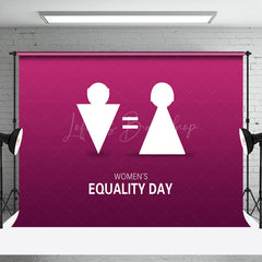 Lofaris Gradient Purple Sign Womens Equality Day Backdrop