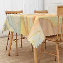 Lofaris Gradient Yellow Decorative Rectangle Tablecloth