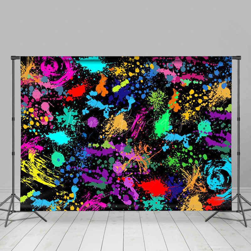 Lofaris Graffiti Colorful Splash Pattern Party Backdrop