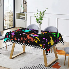 Lofaris Graffiti Farmhouse Rectangle Tablecloth For Party