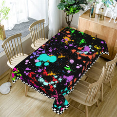 Lofaris Graffiti Farmhouse Rectangle Tablecloth For Party