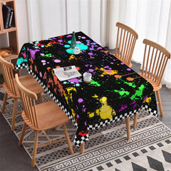 Lofaris Graffiti Farmhouse Rectangle Tablecloth For Party