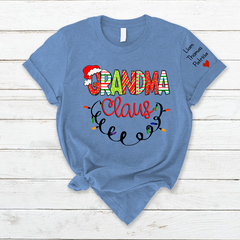 Lofaris Grandma And GrandKid Christmas Personalized T-Shirt