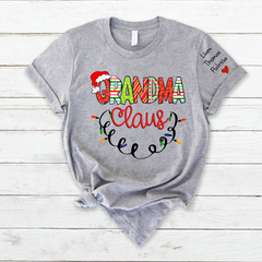 Lofaris Grandma And GrandKid Christmas Personalized T-Shirt